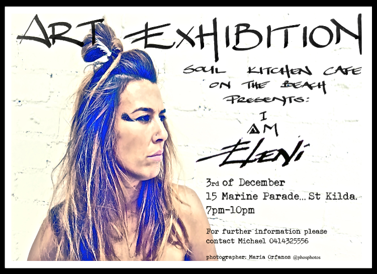 I AM ELENI ... ART EXHIBITION. Artist... Eleni.  Photographer... @phosphotos