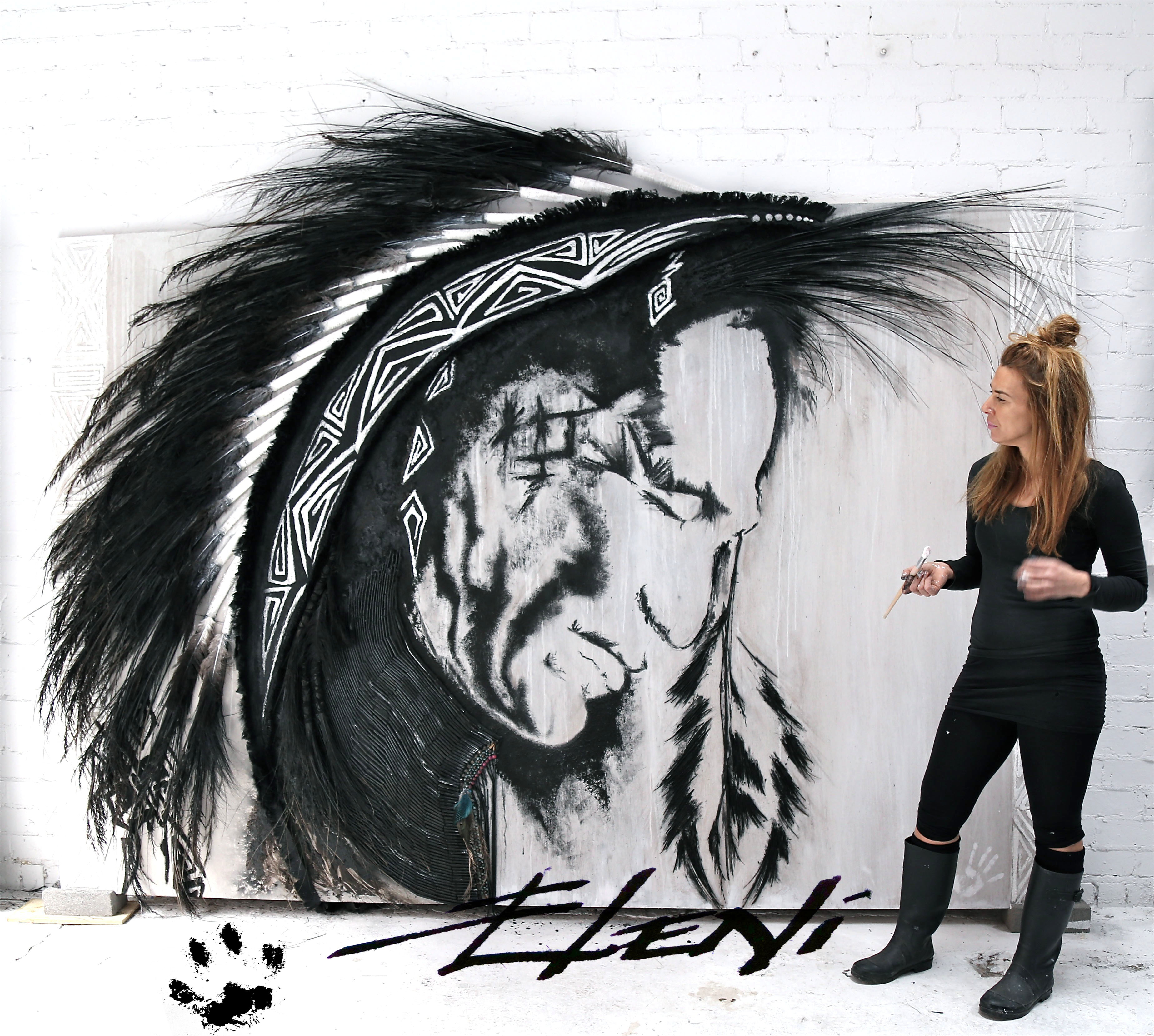 THE HOPI PEOPLE.... "TRUST" My journey to the HOPI reservation... Art by ELENI photographed by... Maria Orfanos