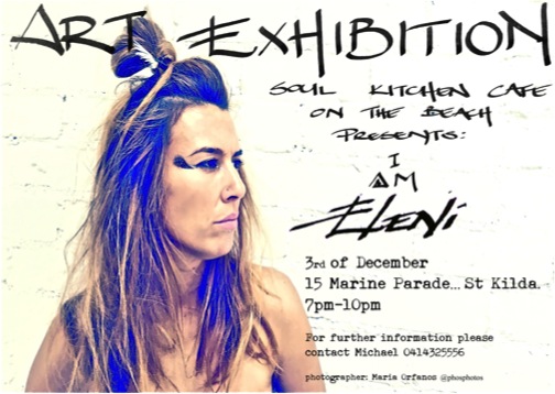 I AM ELENI ... ART EXHIBITION. Artist... Eleni.  Photographer... @phosphotos